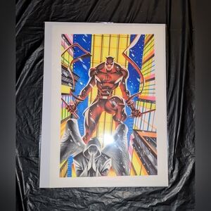 Thony Silas Large Marvel Comics Venom Original Art  Drawing 16.5 by 23.5 in